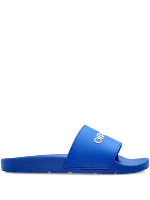 Off-White logo-debossed slides