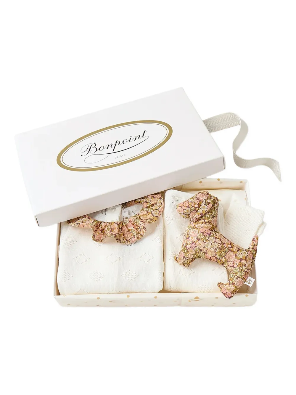 Bonpoint Top en legging met bloemenprint Wit