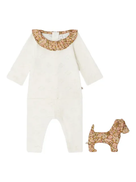Bonpoint floral-print trousers set 