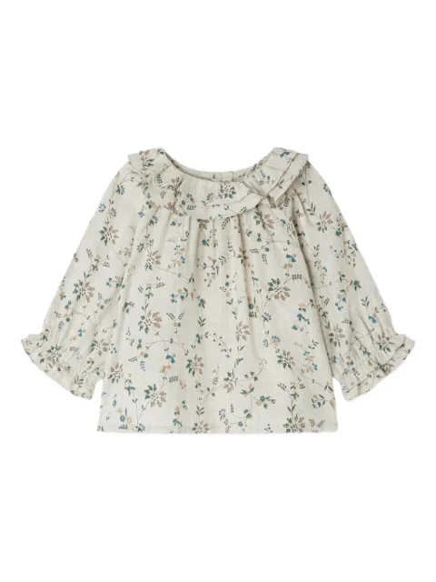 Bonpoint floral-print blouse 
