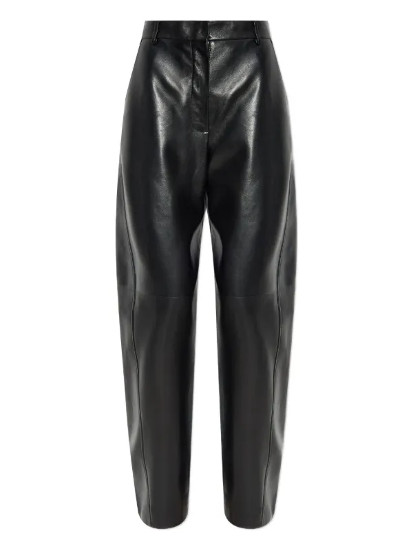 Givenchy Leather Trousers in Blue