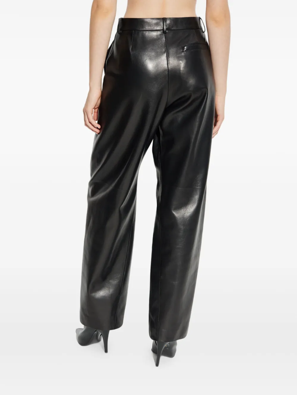 Givenchy Leren broek Blauw