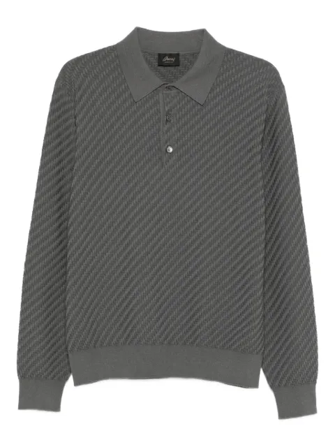 Brioni long-sleeve polo shirt