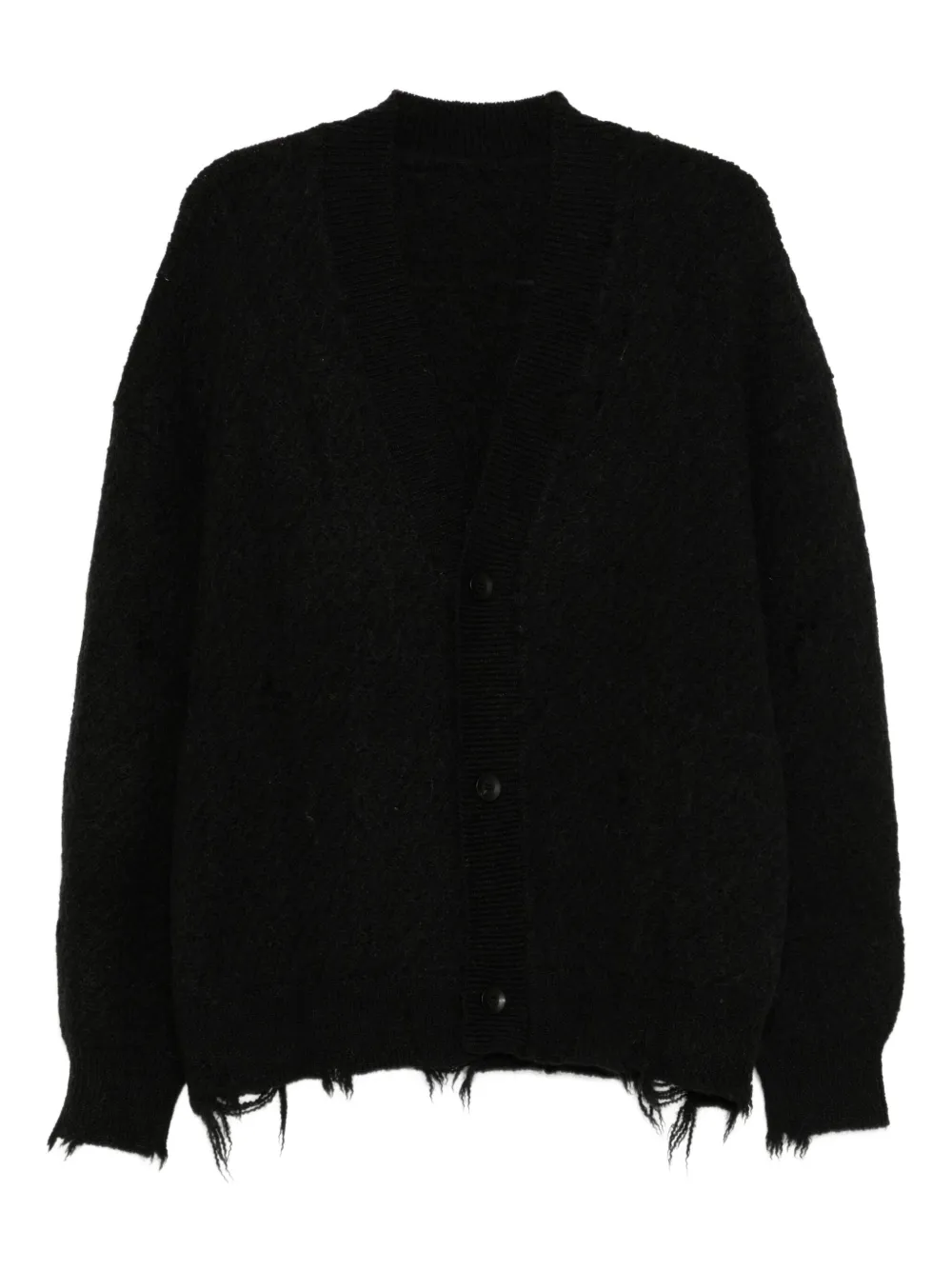 CROQUIS distressed cardigan | Blue | Image 1