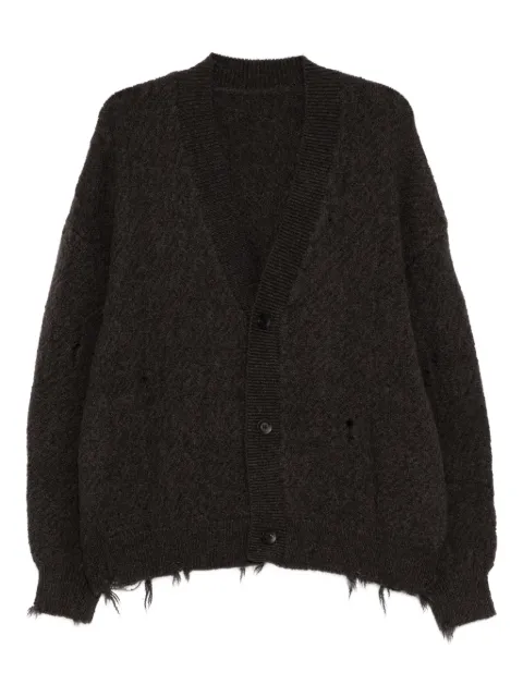 CROQUIS distressed cardigan