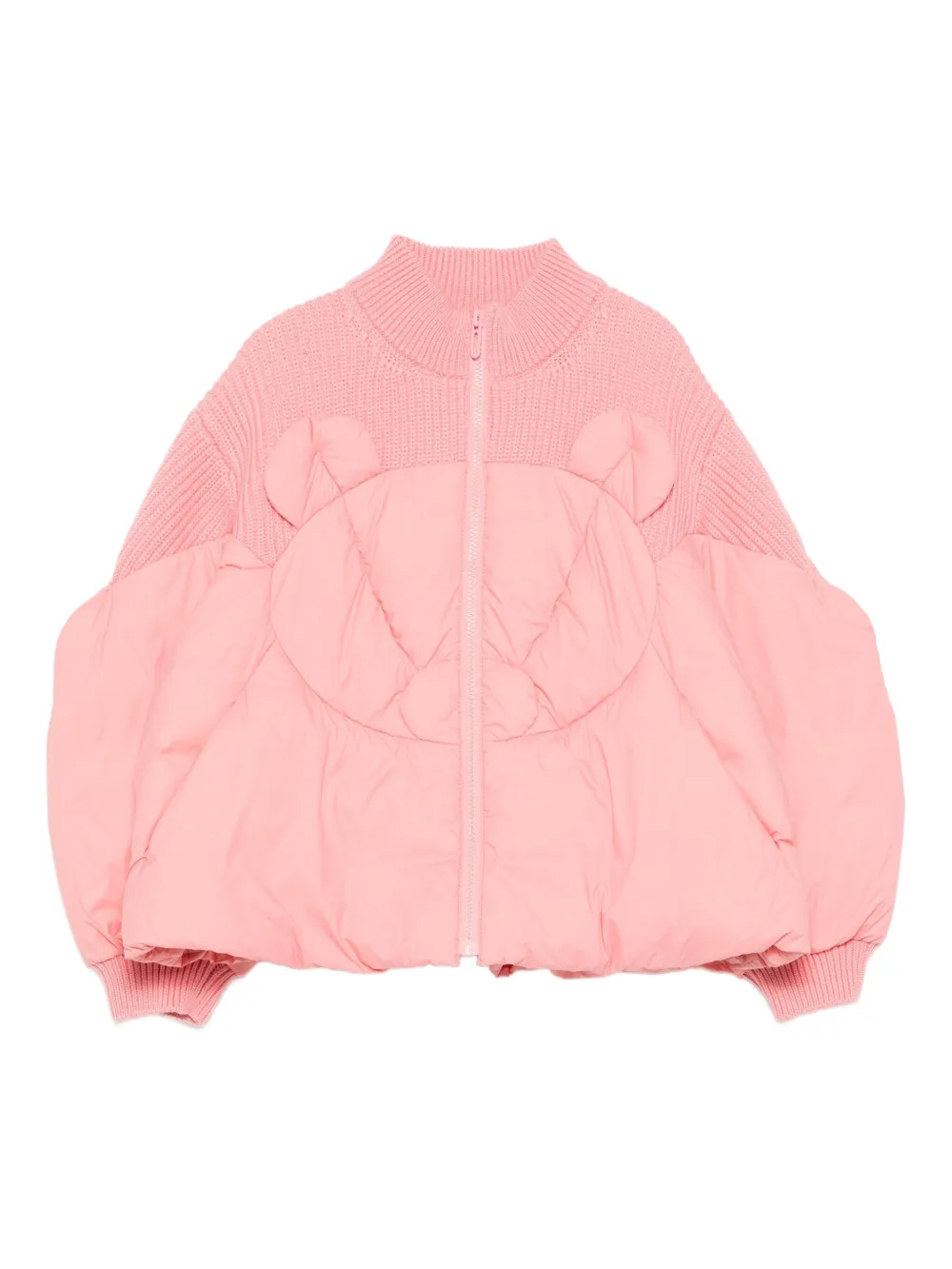 jnby by JNBY bear-embellished padded jacket | Pink | Image 1