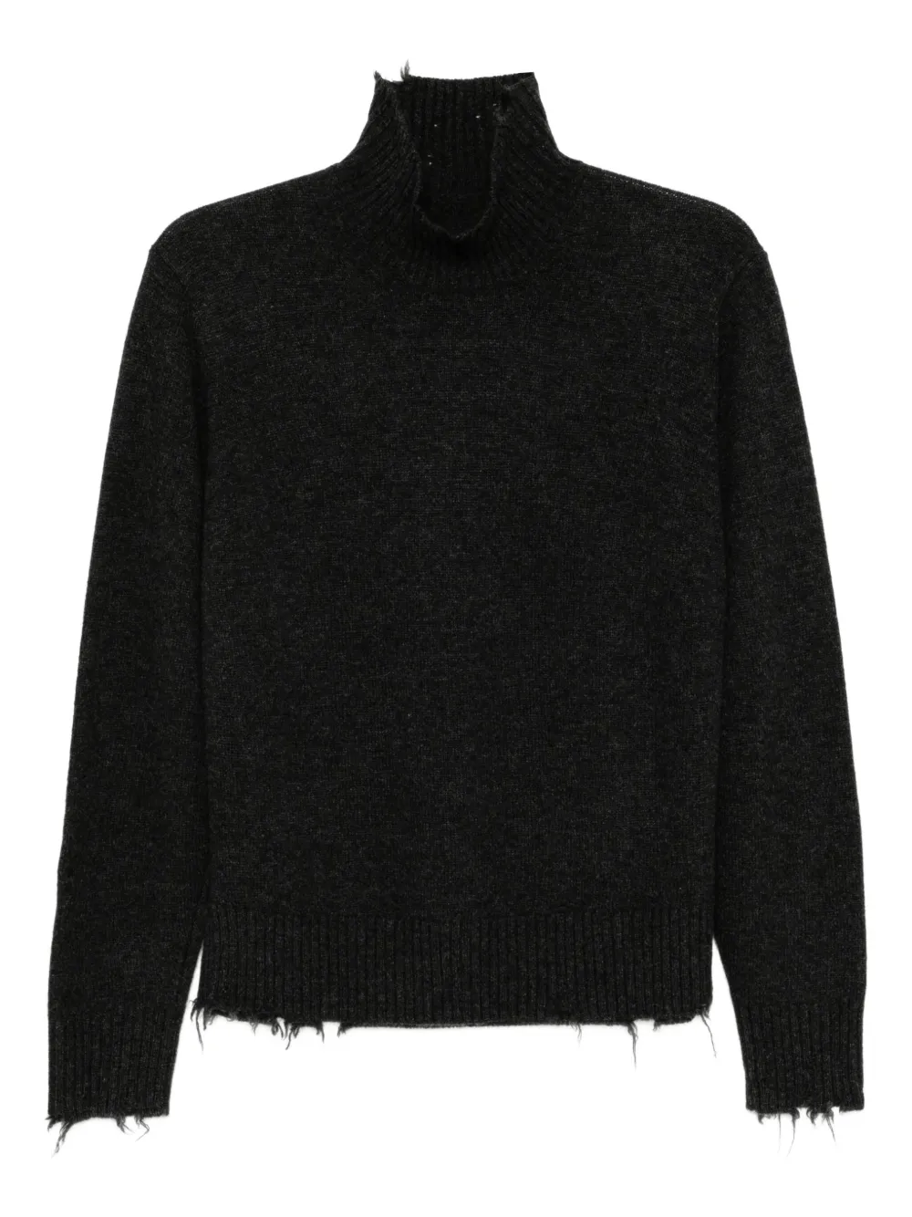 Jnby Turtle-neck Jumper In Black