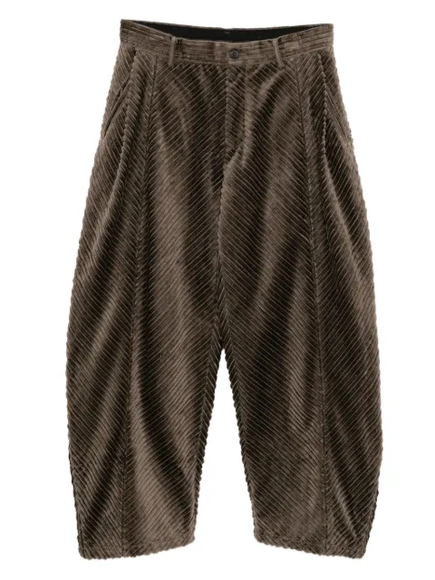 CROQUIS curved-knife trousers