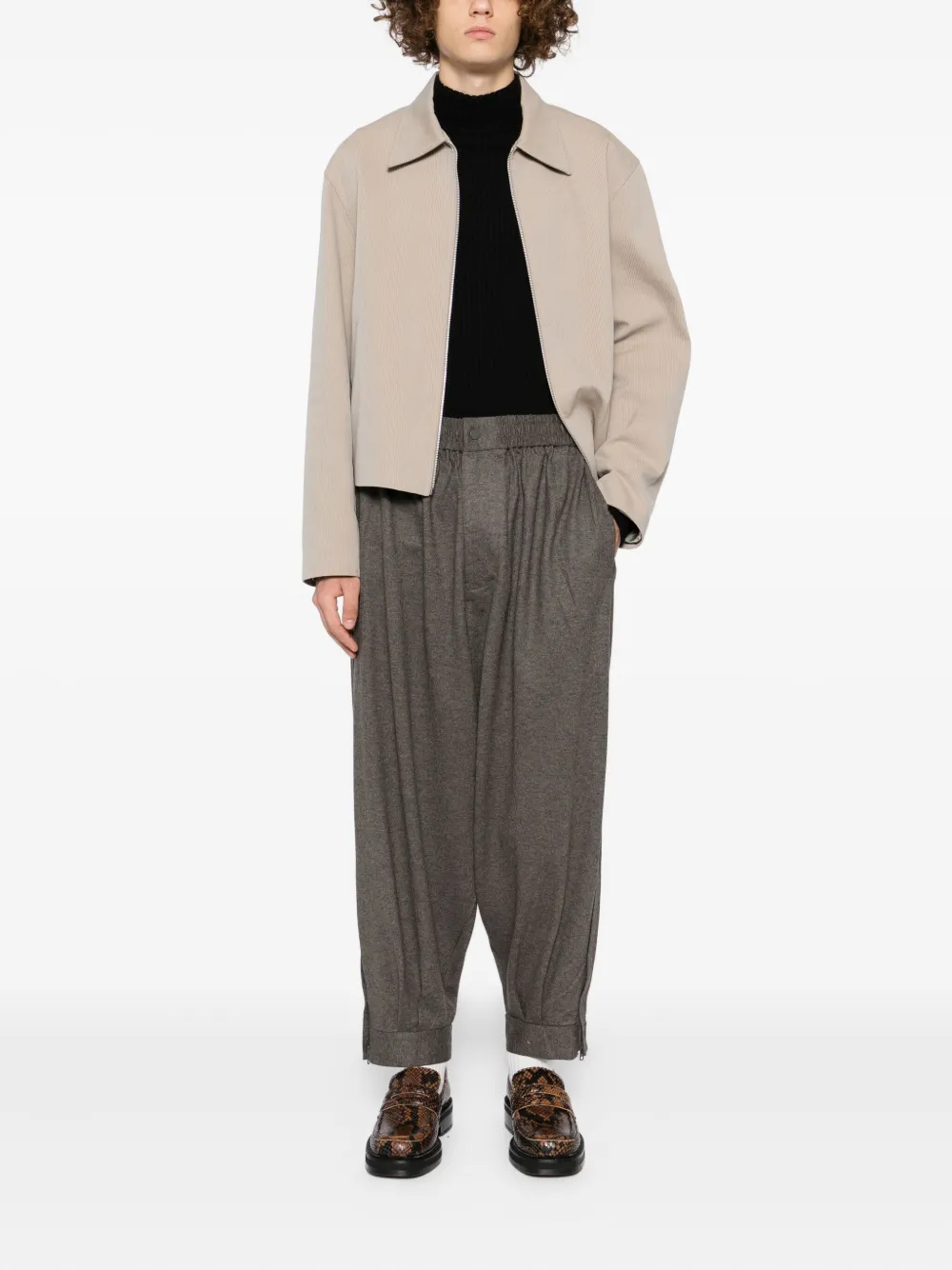 CROQUIS Cropped broek - Bruin