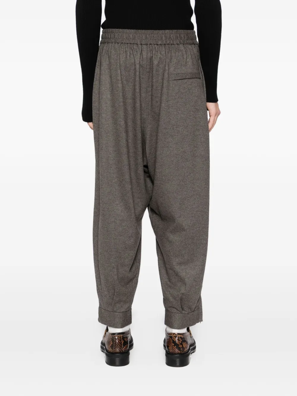 CROQUIS Cropped broek Bruin