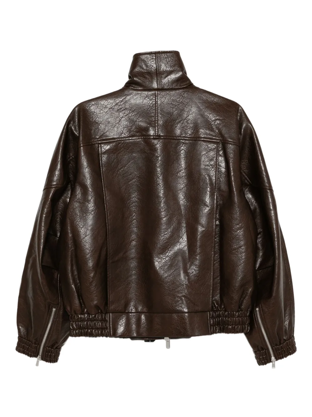 CROQUIS chamarra biker con cuello | Chamarras biker | Image 2