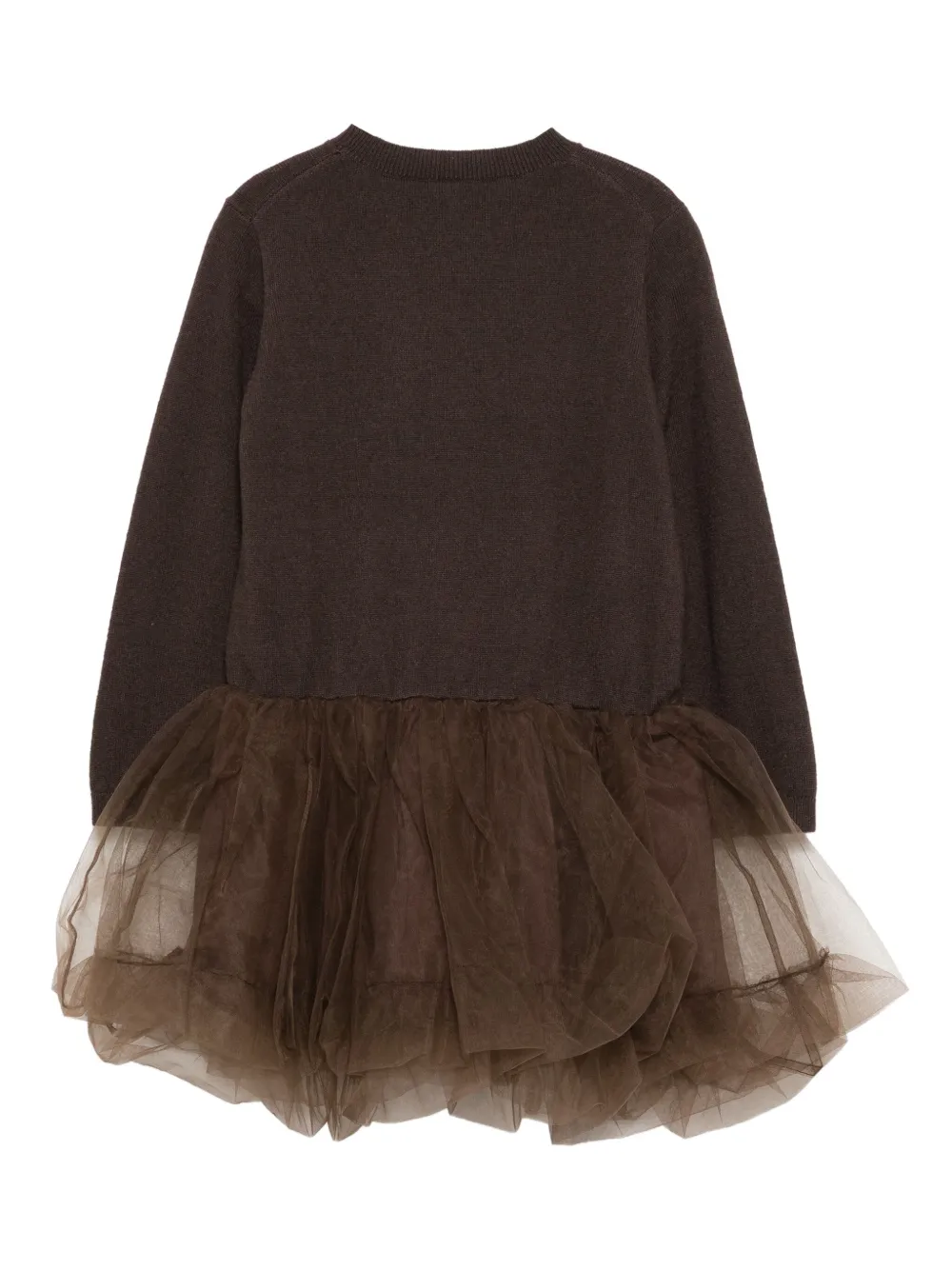 jnby by JNBY Gebreide wollen jurk Bruin