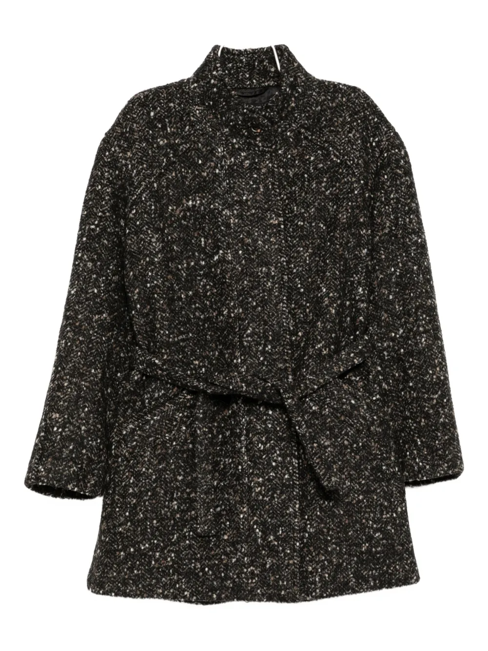 Jnby Single-breasted Coat In Black