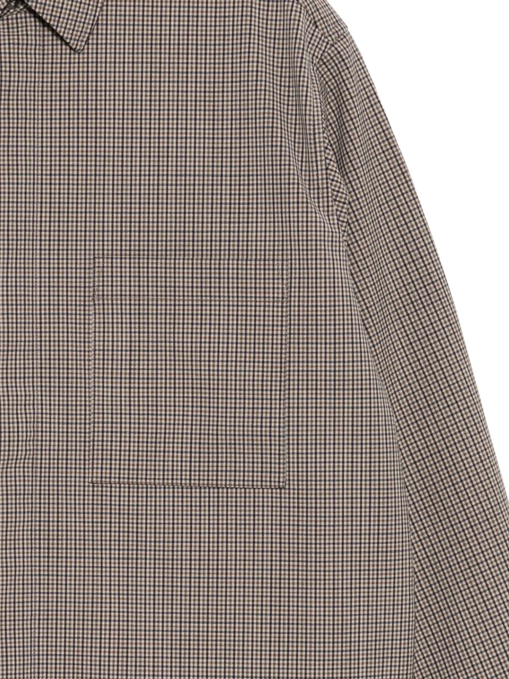 CROQUIS Geruit gewatteerd jack Bruin