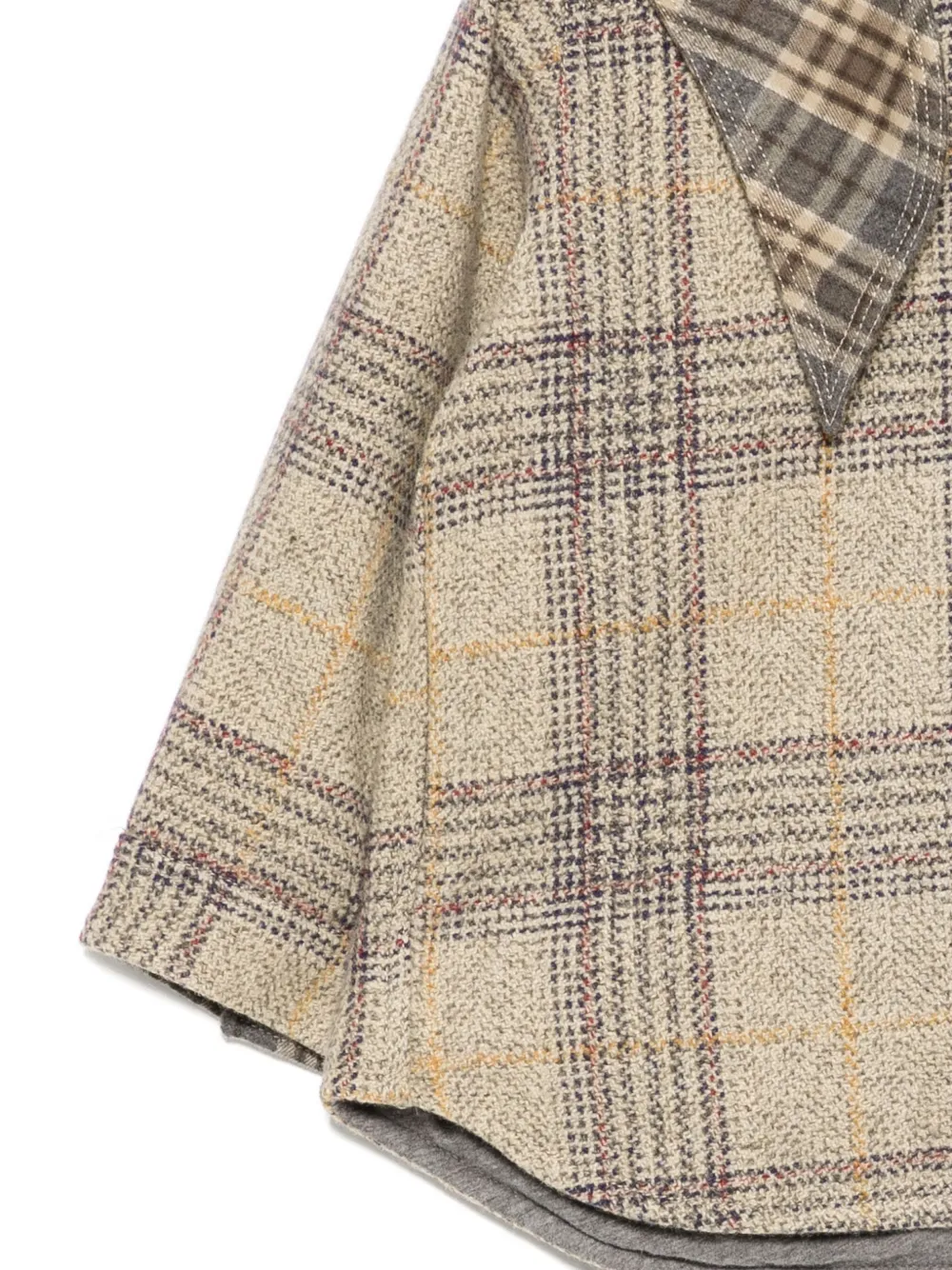 jnby by JNBY Geruit jack met kraag Beige