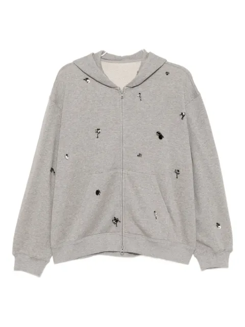 JNBY sequin-embellished hoodie