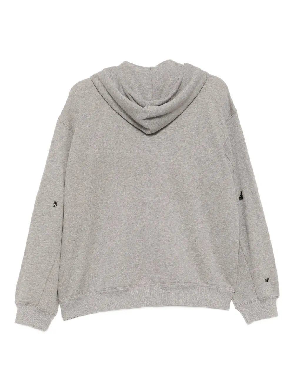 Jnby Sequin-embellished Hoodie In Gray