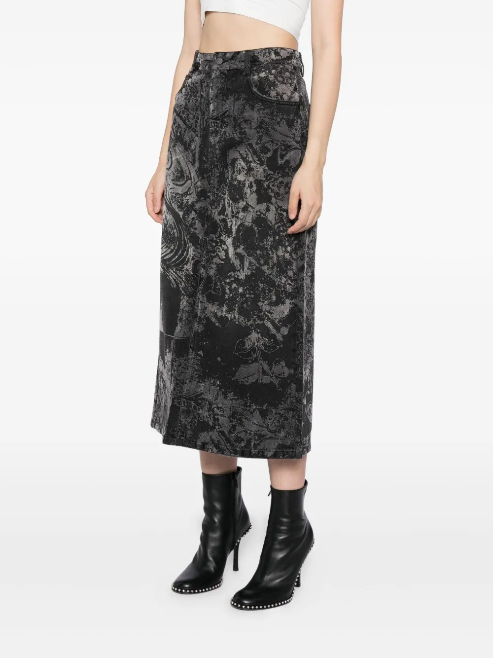 JNBY Midi-rok met print Zwart