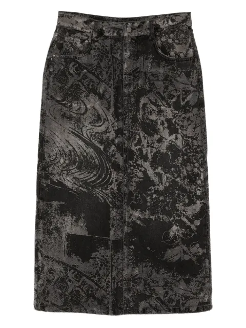 JNBY printed midi skirt