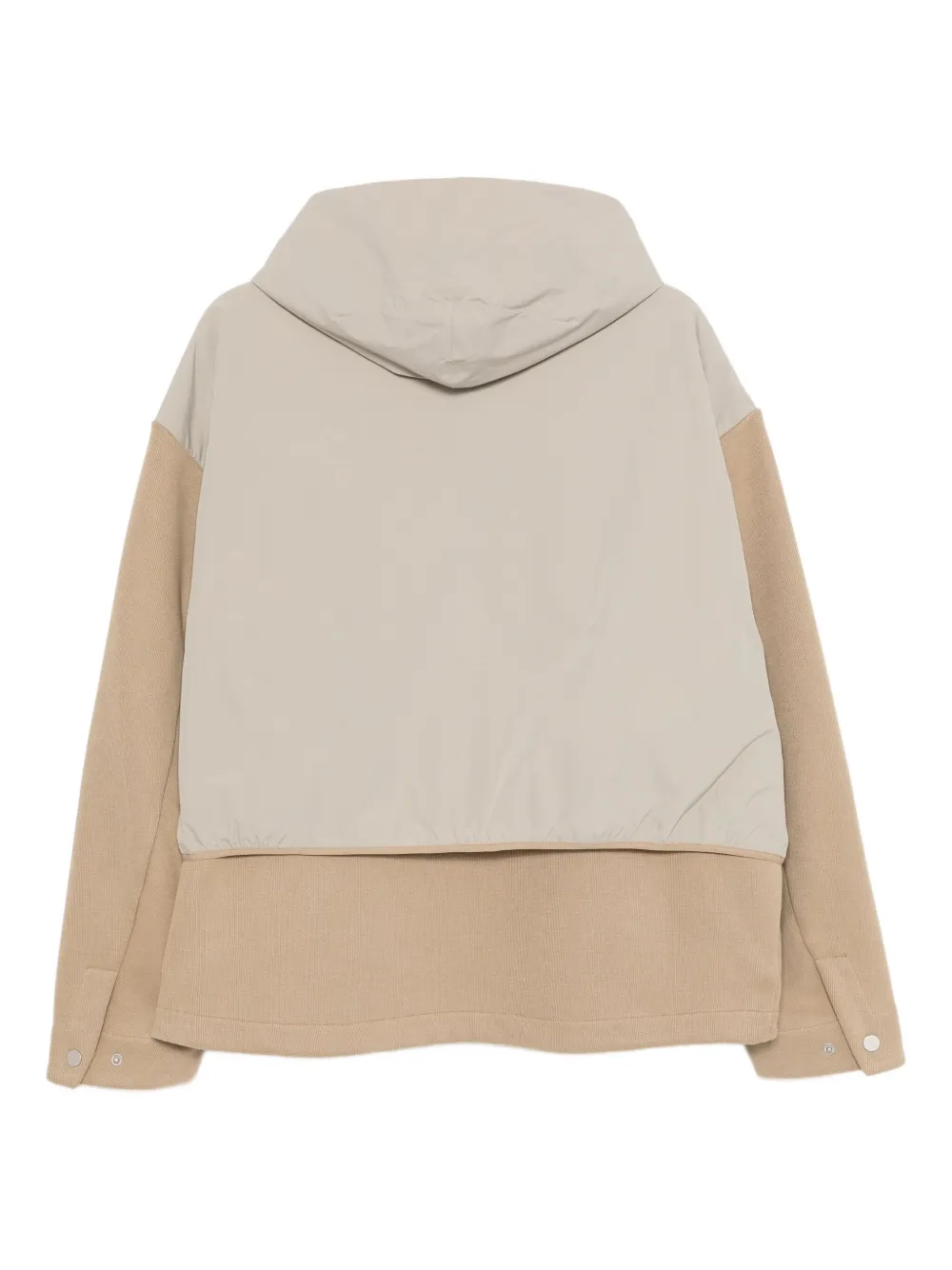 CROQUIS Hoodie met vlakken Beige