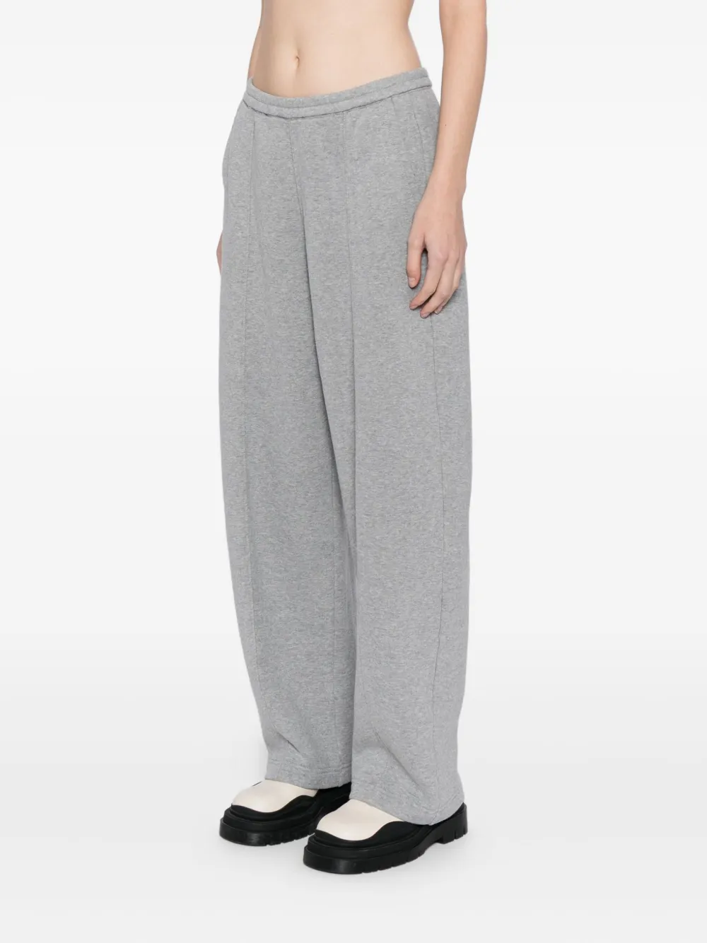 JNBY Katoenen straight broek Grijs