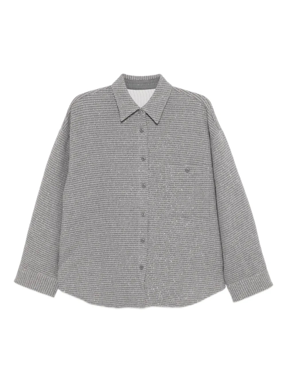 JNBY collared tweed jacket | Grey | Image 1