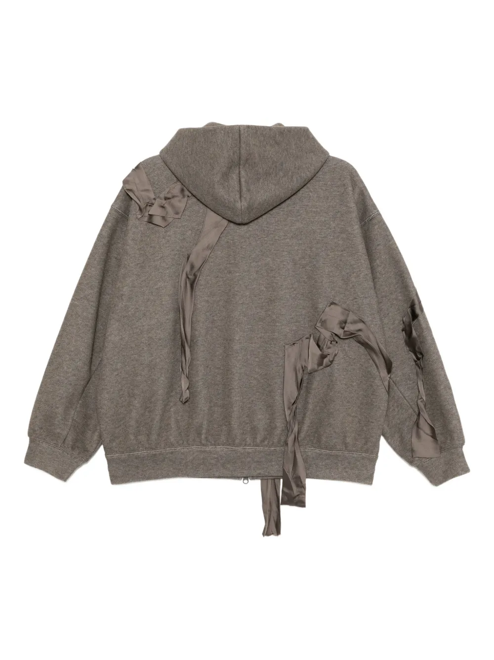 JNBY Hoodie met ruches - Bruin