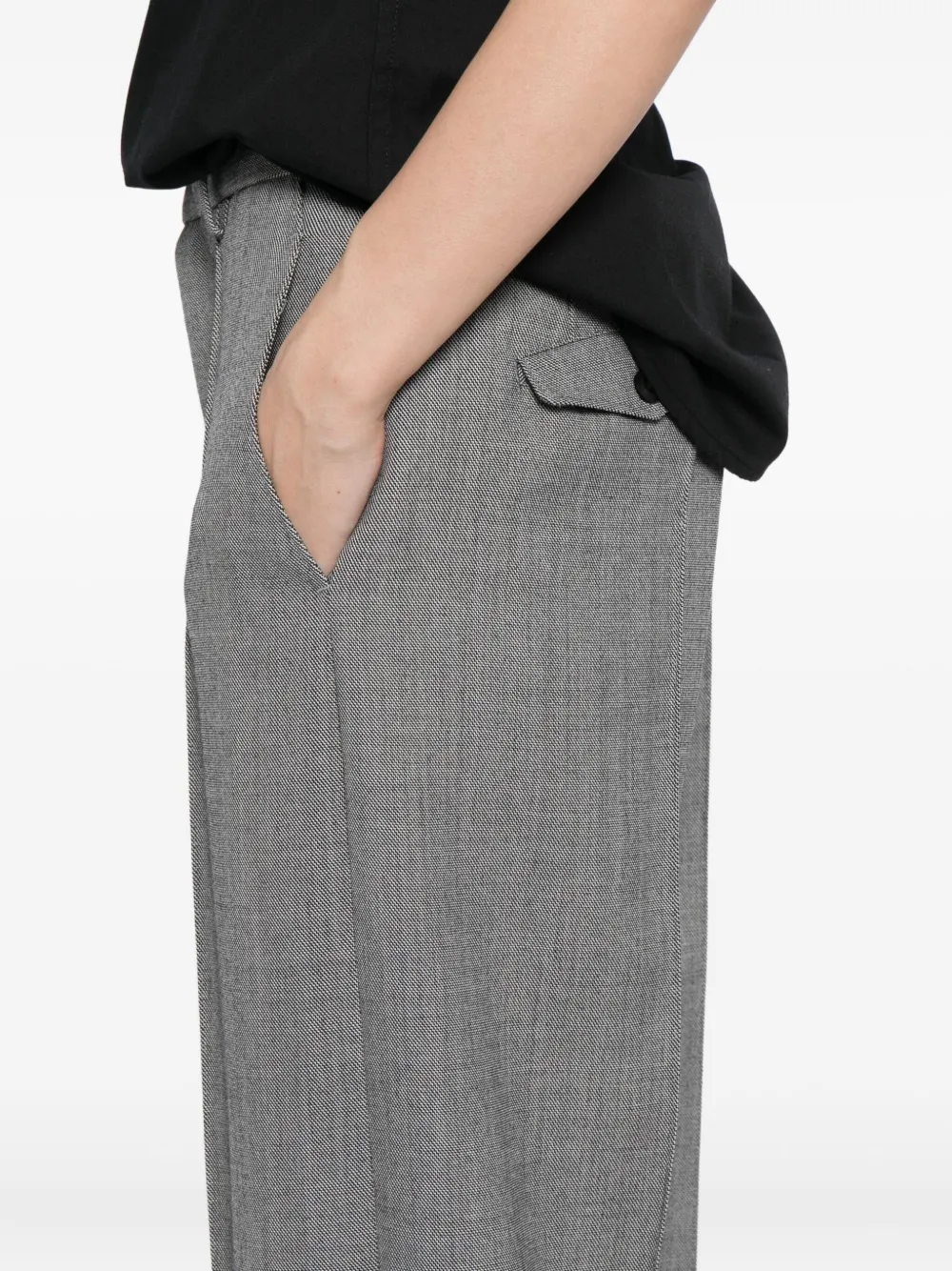 JNBY Wollen straight broek Grijs