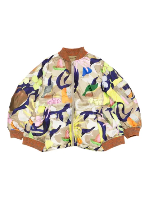 jnby by JNBY graphic-print padded jacket