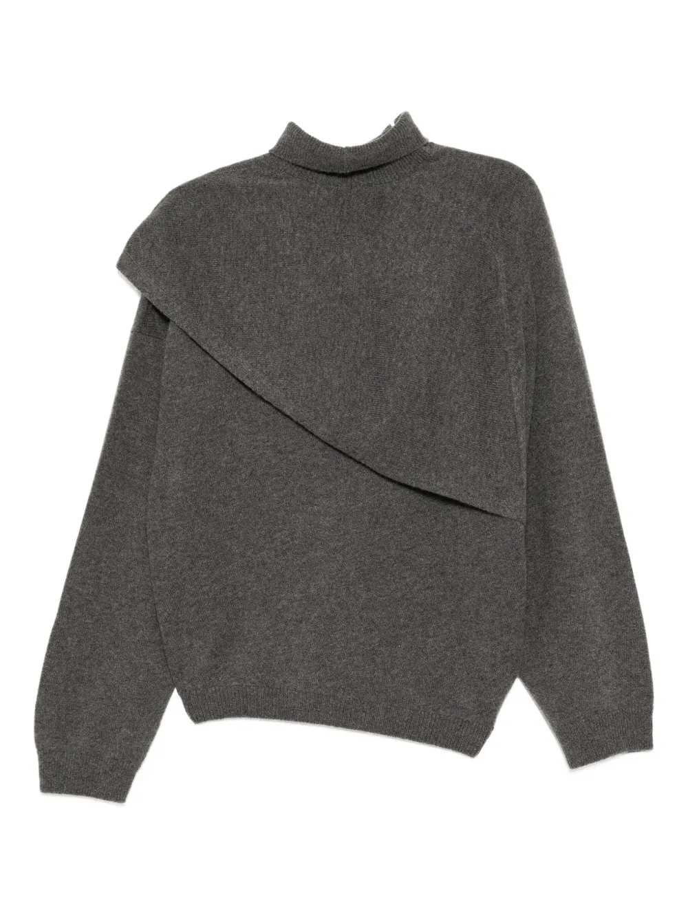 Jnby Double-layer Jumper In Gray
