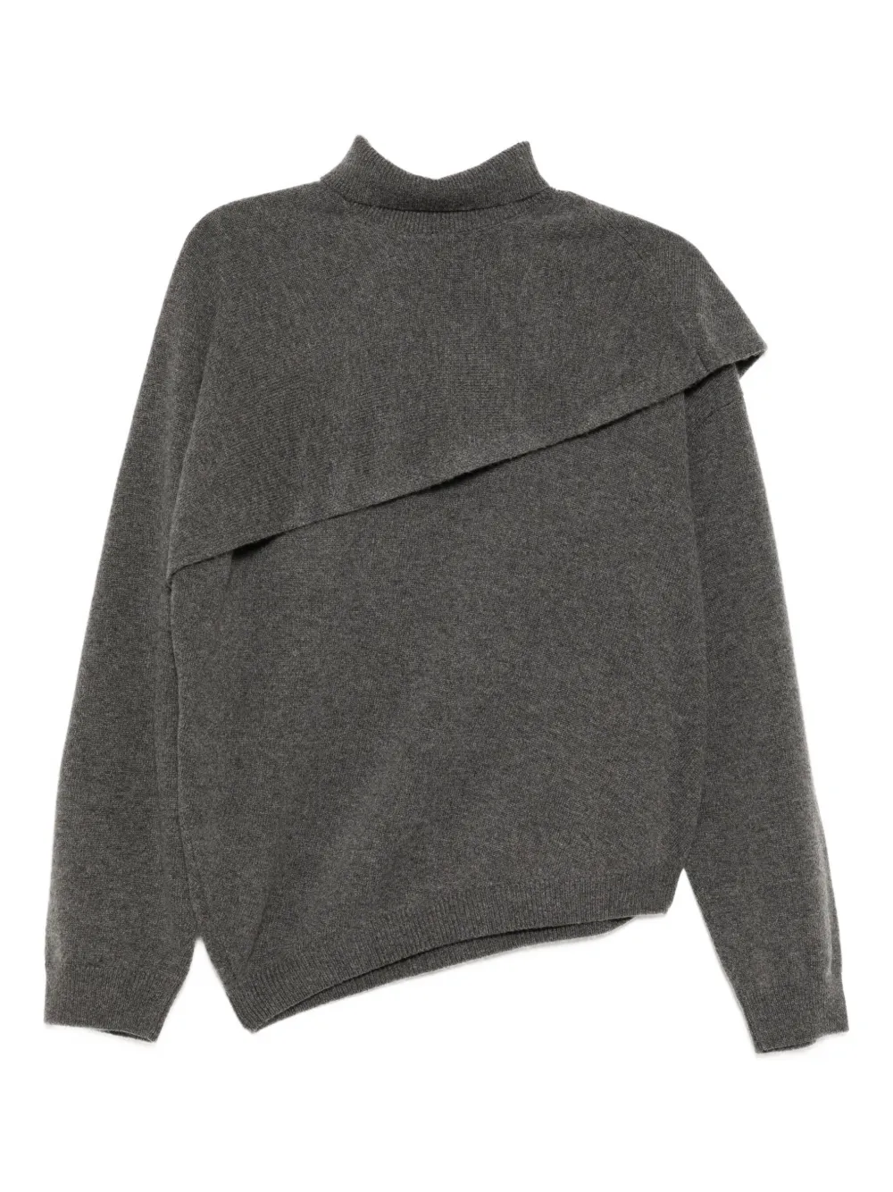 Jnby Double-layer Jumper In Gray