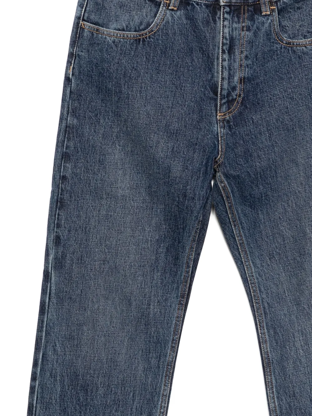 Croquis Cotton Straight Jeans In Blue