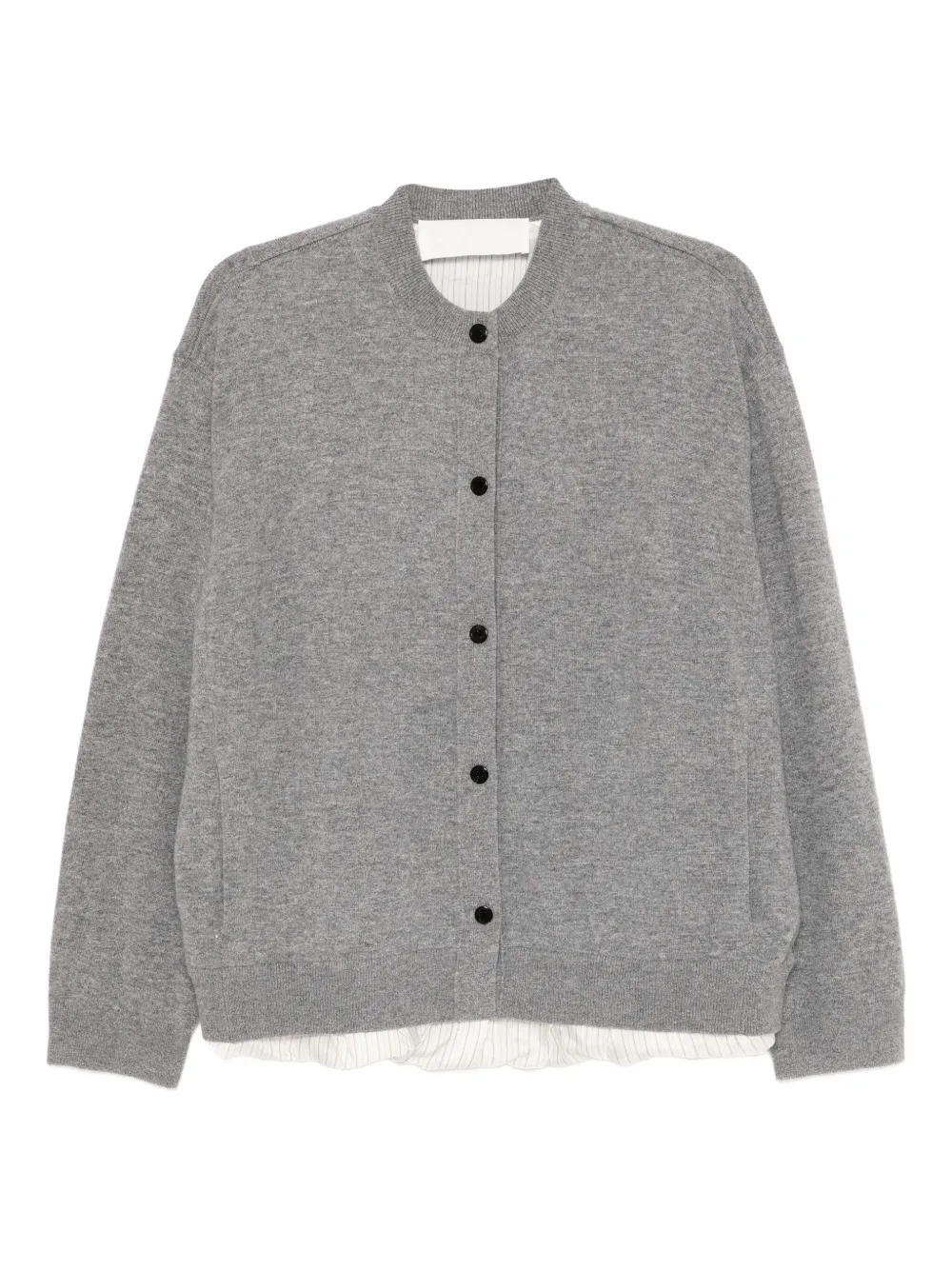 LESS mid-length cardigan | Grey | Image 1