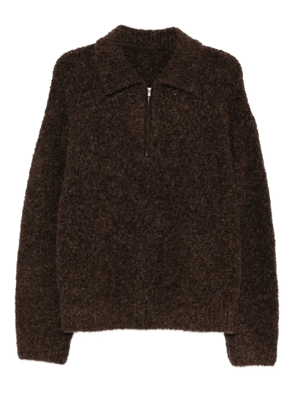 CROQUIS mock-neck jumper | Brown | Image 1