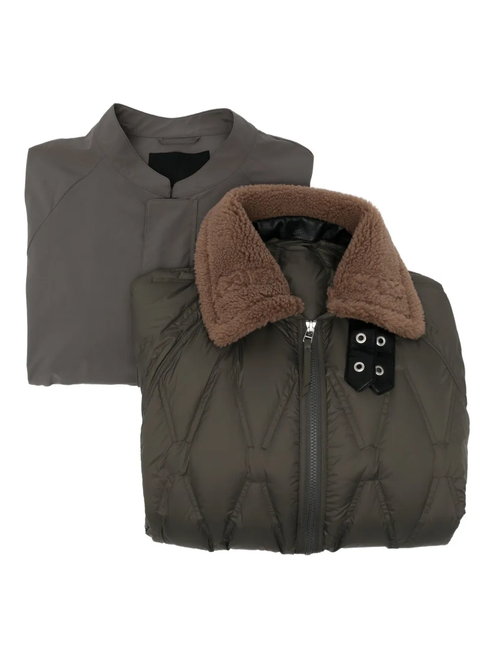 CROQUIS Loosed goose down jacket | Green | Image 1