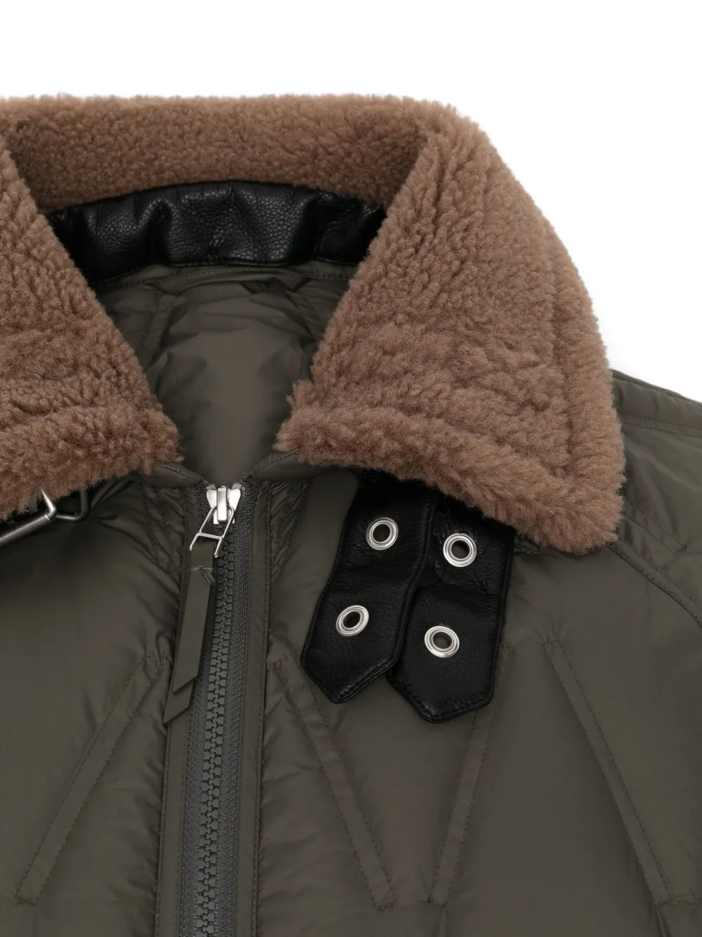 CROQUIS Loosed donsjack met ganzendons Groen