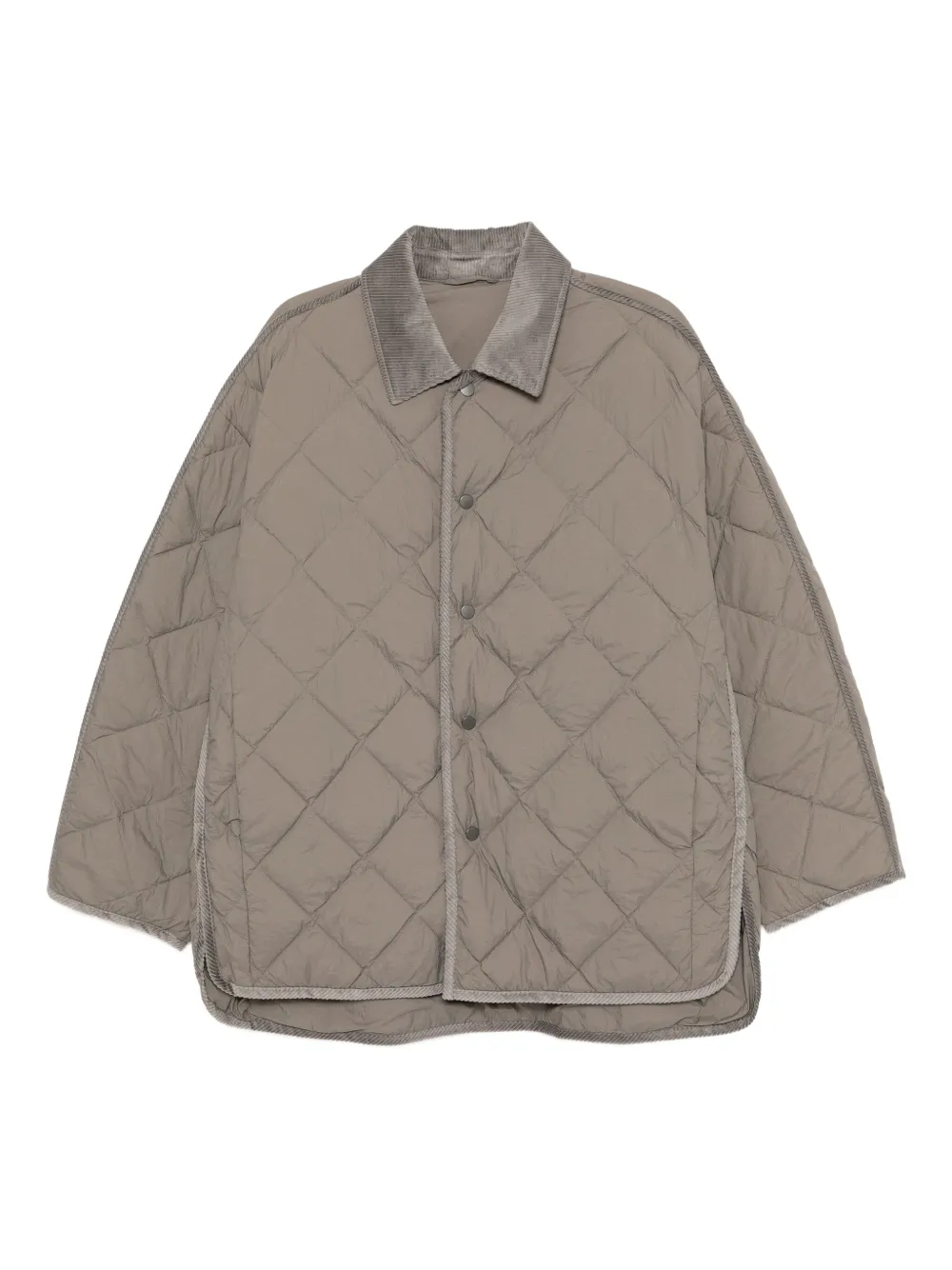 CROQUIS collared padded jacket | Grey | Image 1