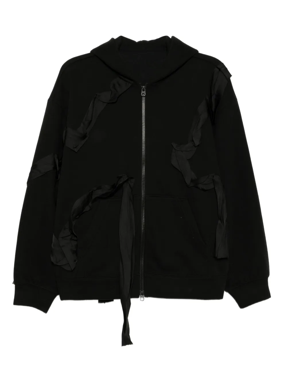 Jnby Hooded Cardigan In Black