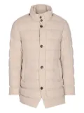 Herno padded single-breasted coat - Neutrals