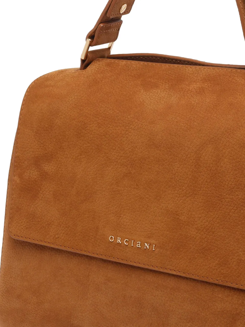 Orciani Versatile Handbag Removable Strap In Brown