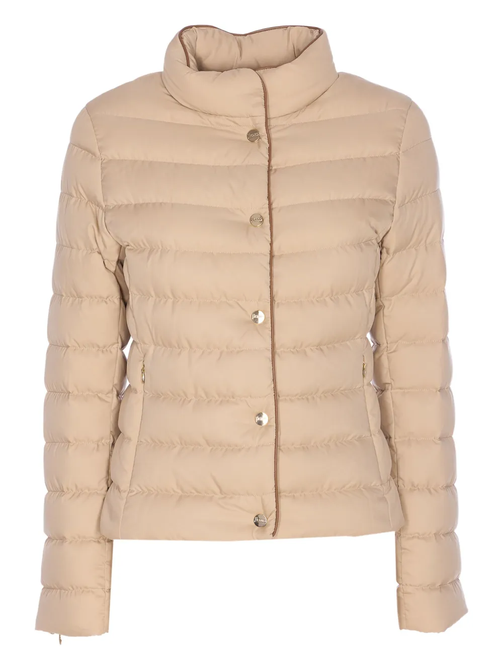 Herno quilted puffer jacket - ニュートラル Herno quilted puffer jacket - ニュートラル
