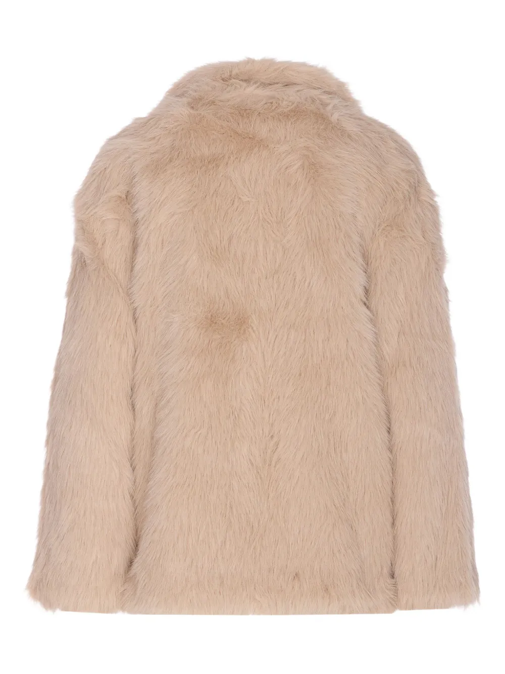 V73 Penny Faux-fur Jacket In Neutral