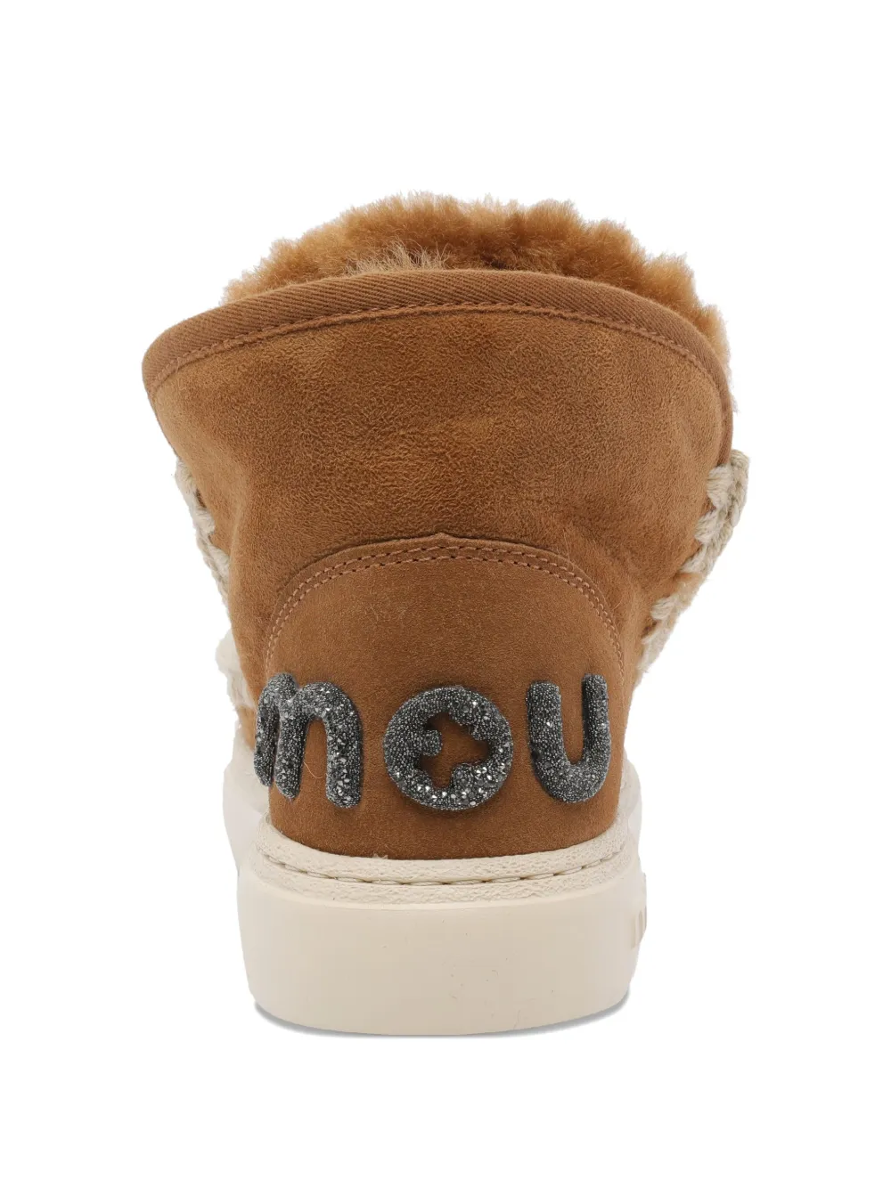 Mou Slip-on Suede Ankle Boots In Brown