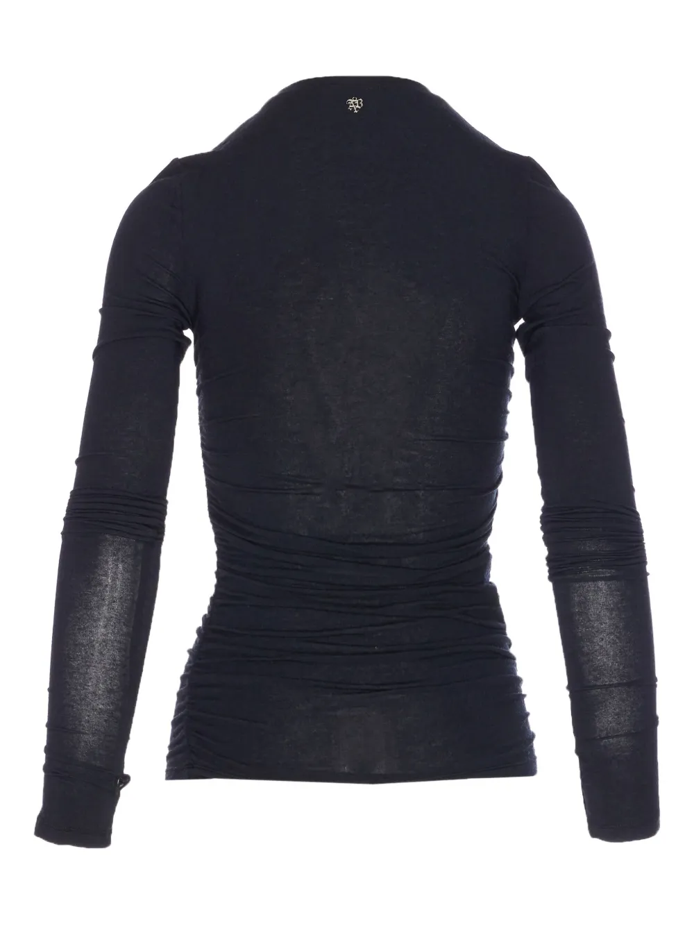 Aniye By Didy Ruched Long-sleeve Top In Black