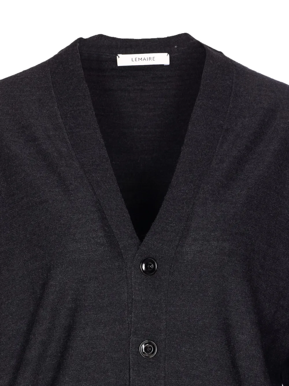Lemaire Sweaters Grey In Black