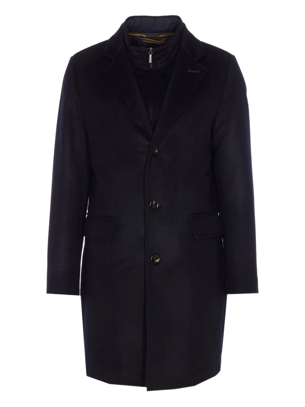 Moorer layered coat - ブルー Moorer layered coat - ブルー