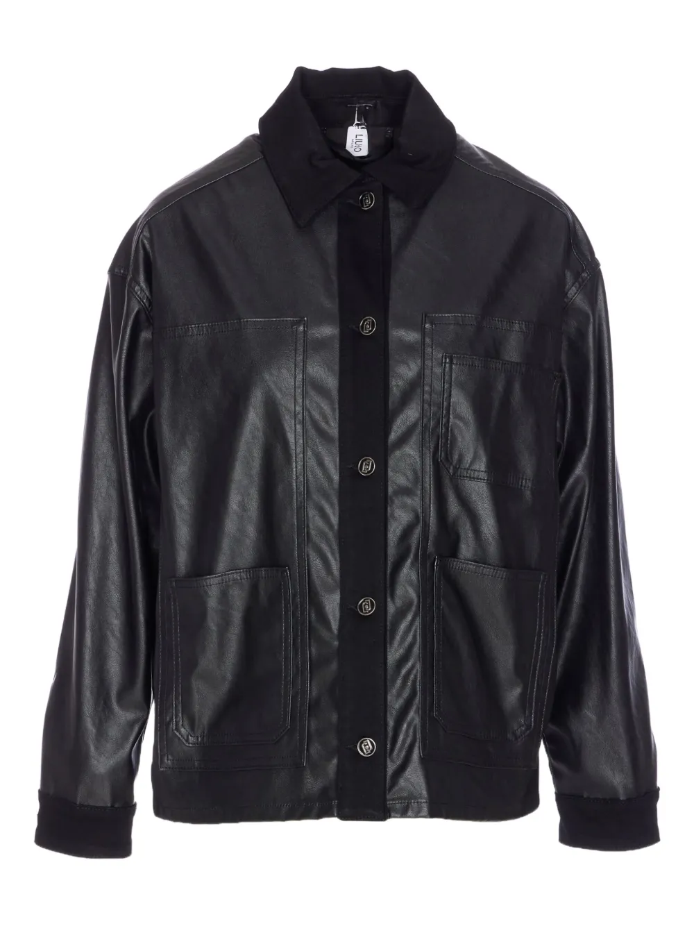 LIU JO panelled jacket | Black | Image 1