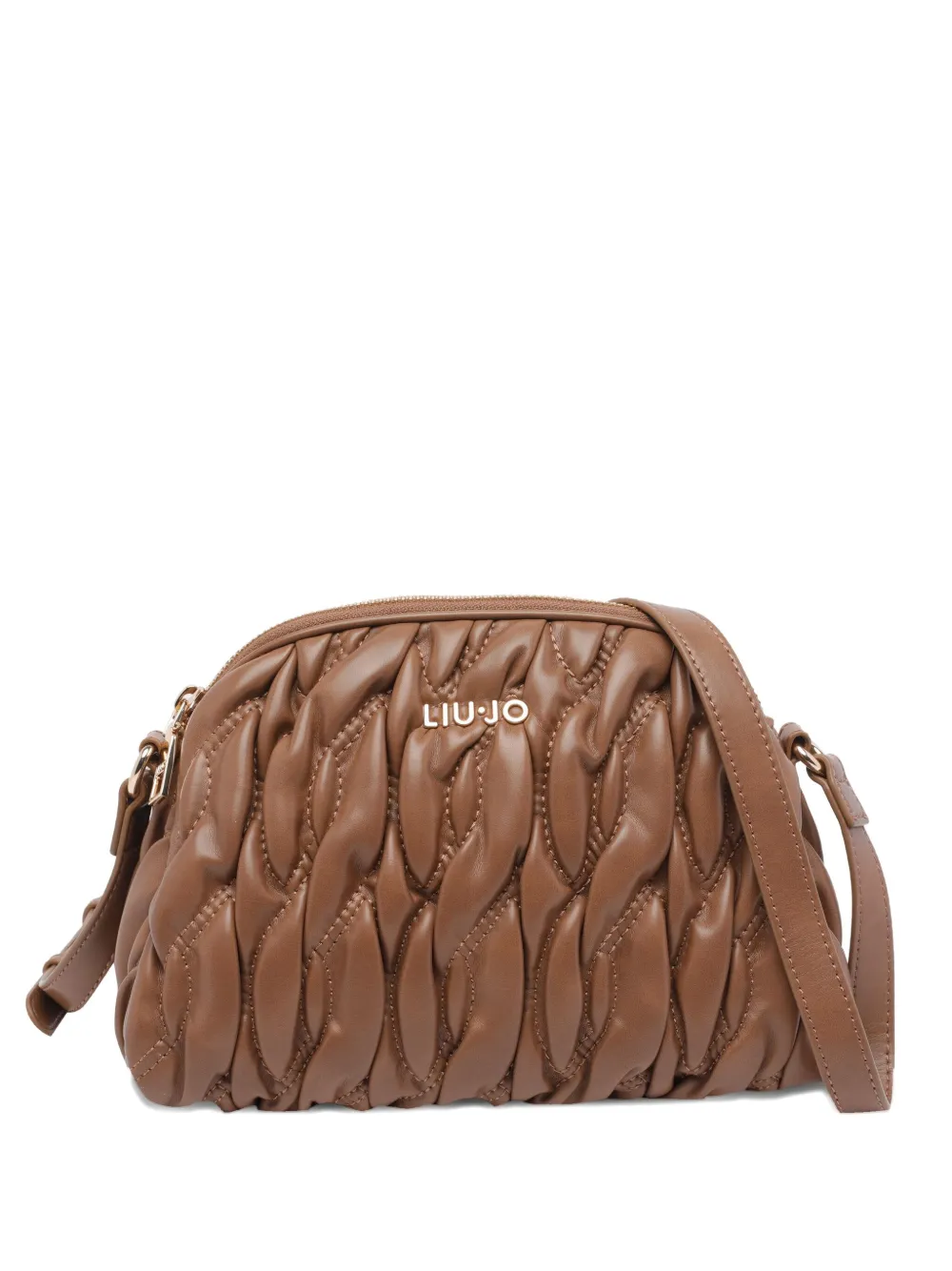 LIU JO medium quilted-effect cross body bag | Brown | Image 1