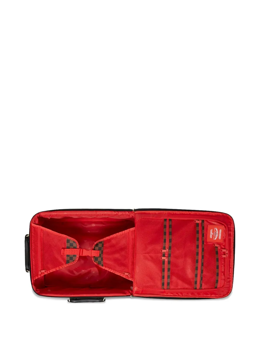 Sprayground Hennyville koffer met geruite haai Bruin