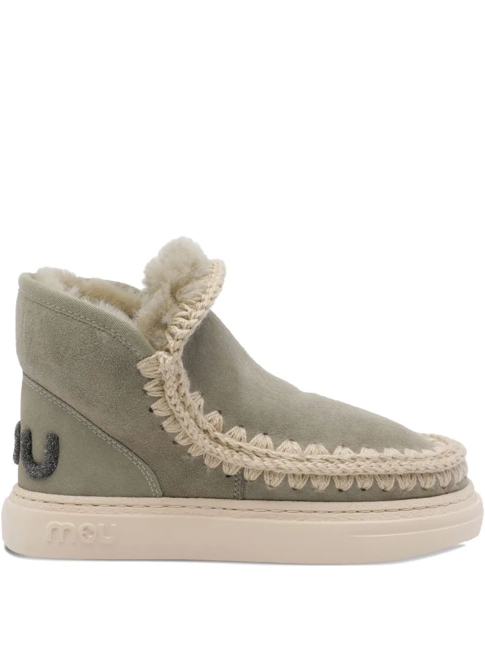 Mou Eskimo Bold Glitter Logo sneakers | Green | Image 1